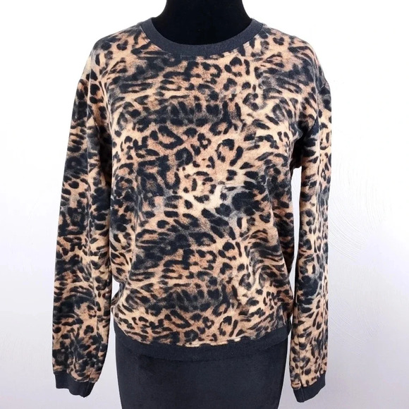 Zara Trafaluc Animal print crewneck S - Picture 1 of 9
